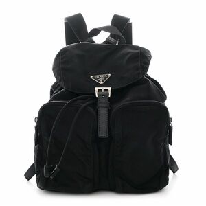 Prada Black Tessuto Nylon Vela Small Backpack